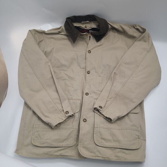 Men's Medium Woolrich Wool Blanket Lined Coat Barn Chore Jacket - Picture 1 of 13